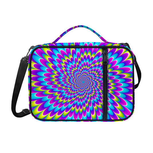 Abstract Dizzy Moving Optical Illusion Shoulder Strap Bible Bag