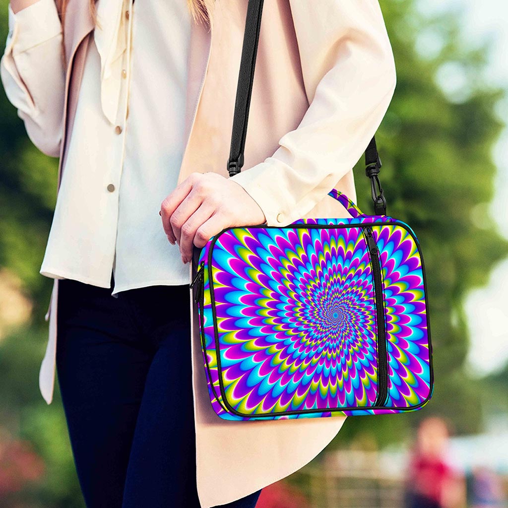 Abstract Dizzy Moving Optical Illusion Shoulder Strap Bible Bag