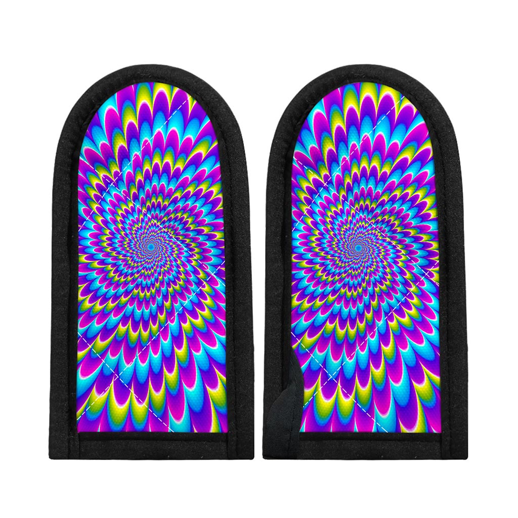 Abstract Dizzy Moving Optical Illusion Skillet Handle Cover
