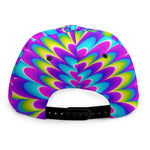Abstract Dizzy Moving Optical Illusion Snapback Cap