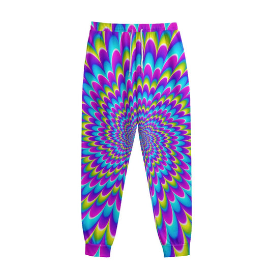 Abstract Dizzy Moving Optical Illusion Sweatpants