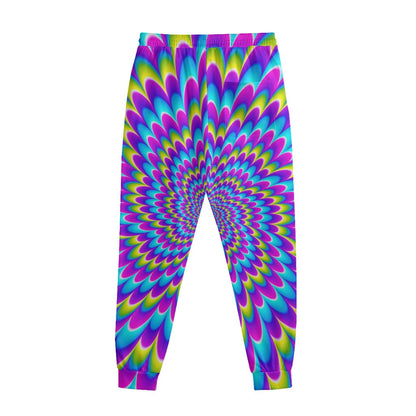 Abstract Dizzy Moving Optical Illusion Sweatpants