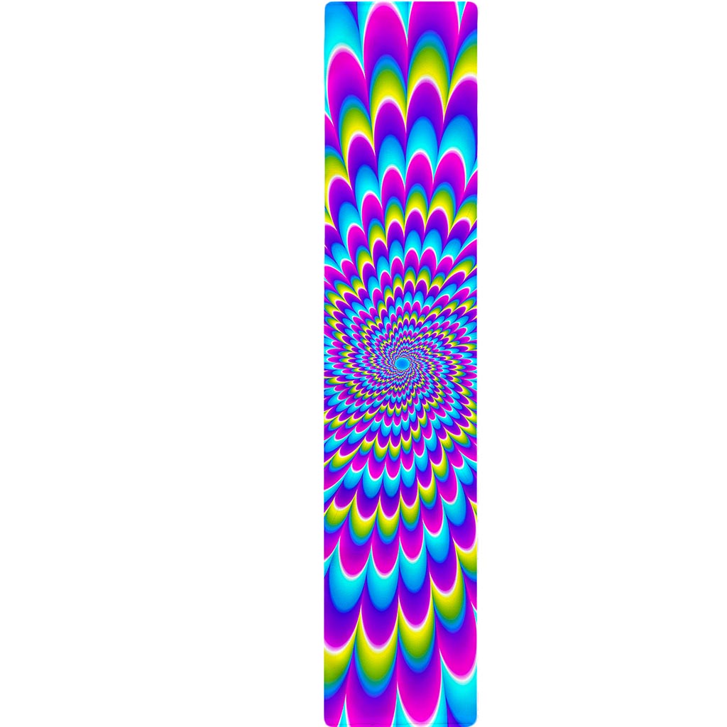 Abstract Dizzy Moving Optical Illusion Table Runner