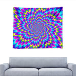 Abstract Dizzy Moving Optical Illusion Tapestry