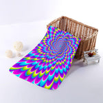 Abstract Dizzy Moving Optical Illusion Towel