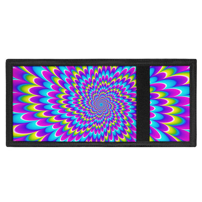 Abstract Dizzy Moving Optical Illusion Trifold Wallet