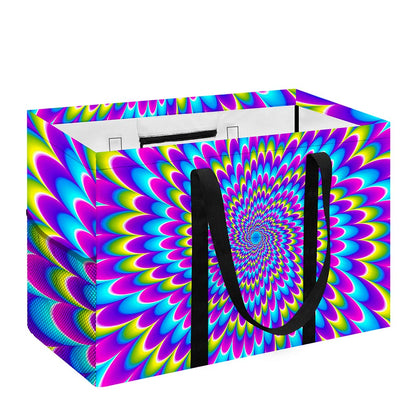 Abstract Dizzy Moving Optical Illusion Utility Tote Bag