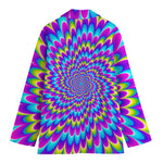 Abstract Dizzy Moving Optical Illusion Women's Blazer
