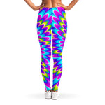 Abstract Dizzy Moving Optical Illusion Women's Leggings