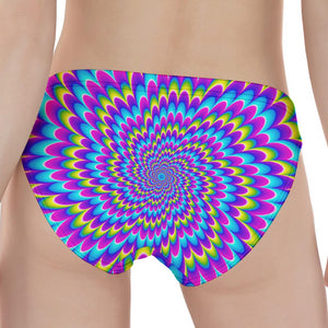 Abstract Dizzy Moving Optical Illusion Women's Panties