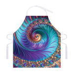 Abstract Fractal Print Adjustable Apron