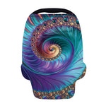 Abstract Fractal Print Baby Seat Cover