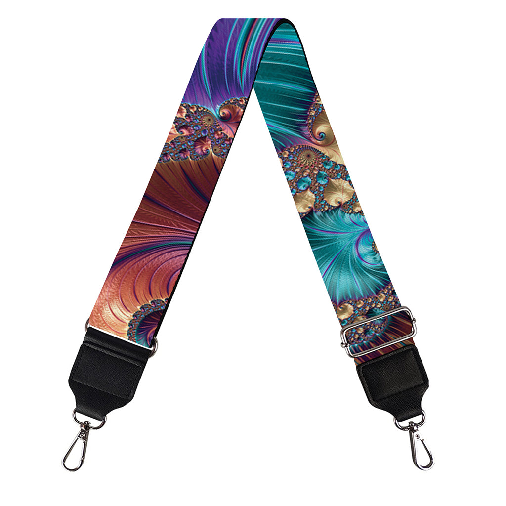 Abstract Fractal Print Bag Strap