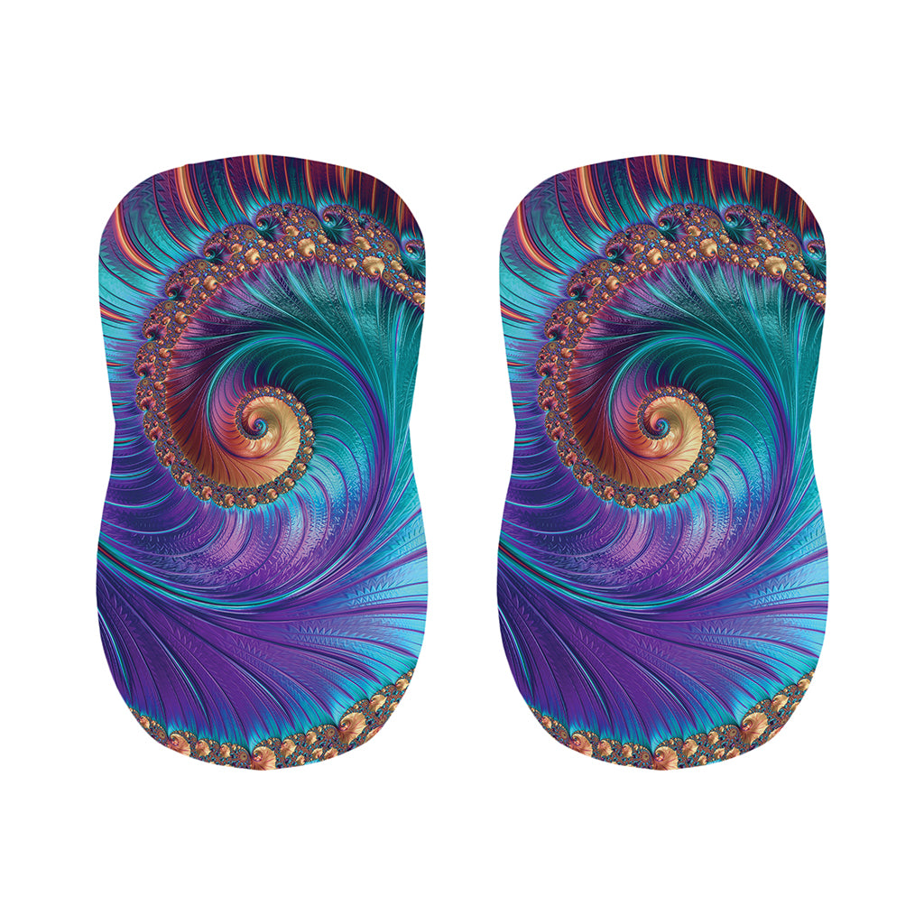 Abstract Fractal Print Bar Stool Covers