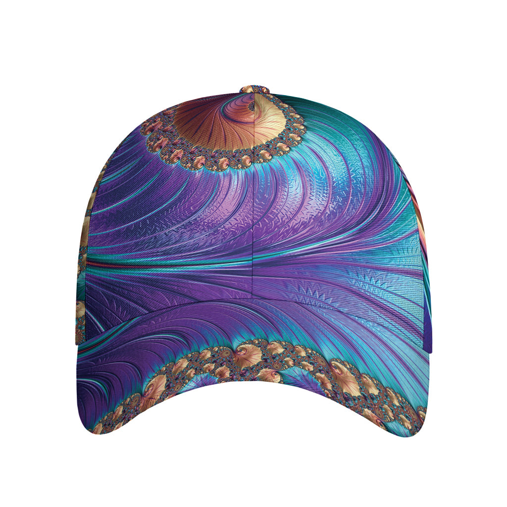 Abstract Fractal Print Baseball Cap