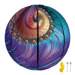 Abstract Fractal Print Basketball