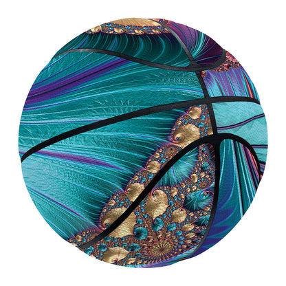 Abstract Fractal Print Basketball