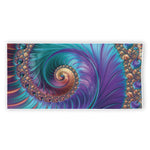 Abstract Fractal Print Beach Towel