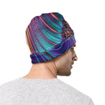 Abstract Fractal Print Beanie