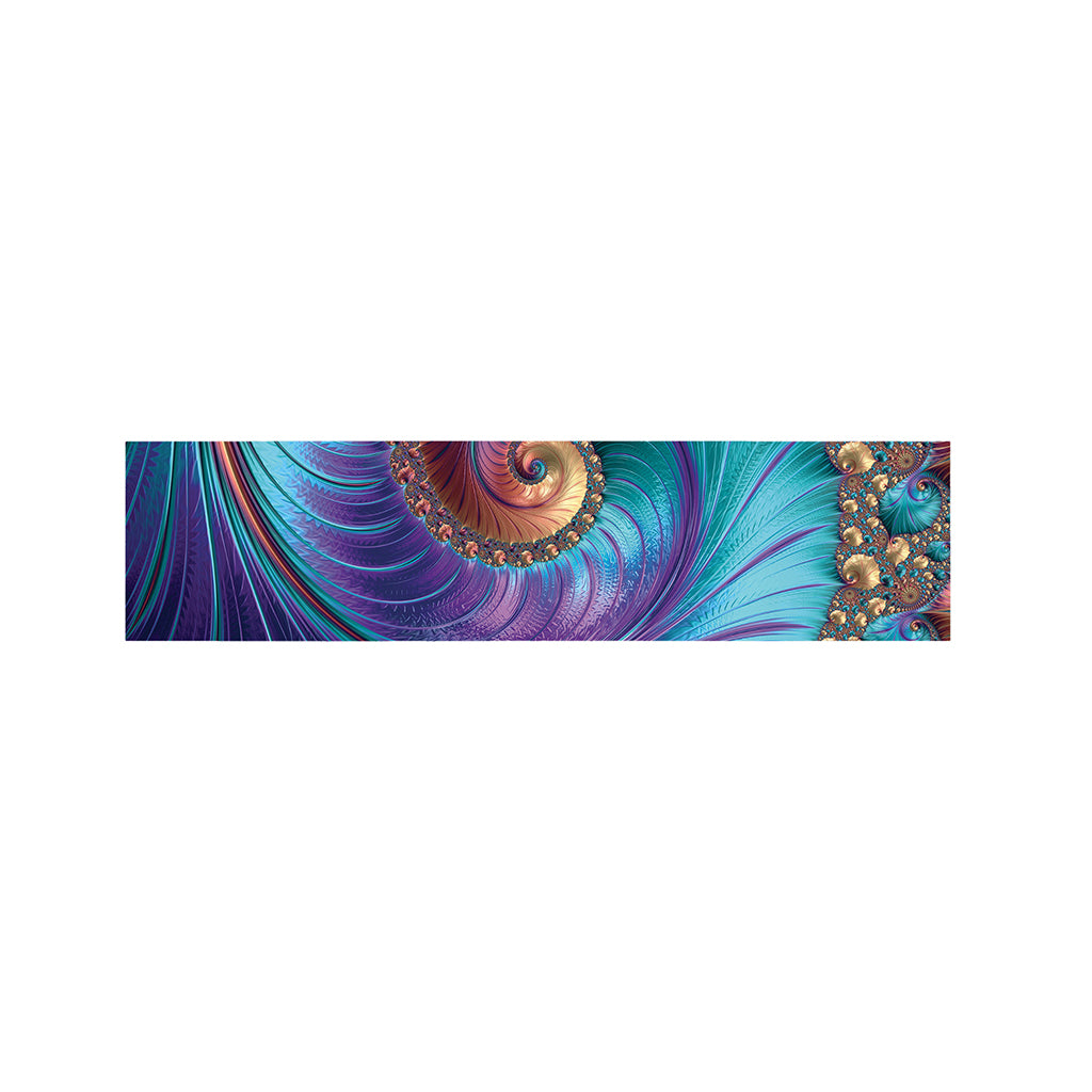 Abstract Fractal Print Bed Runner