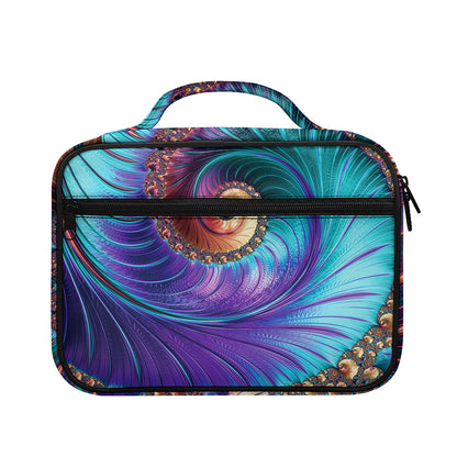 Abstract Fractal Print Briefcase Bible Bag