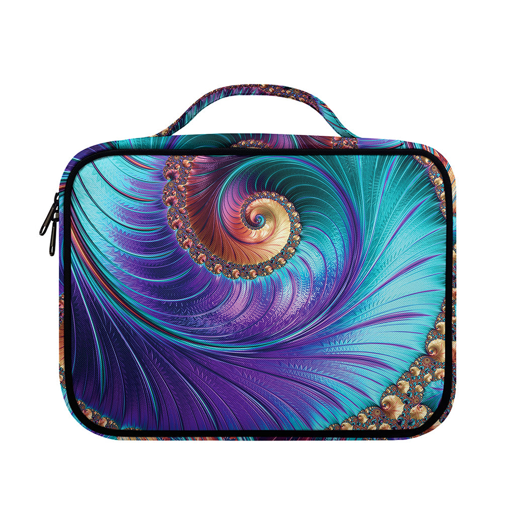 Abstract Fractal Print Briefcase Bible Bag