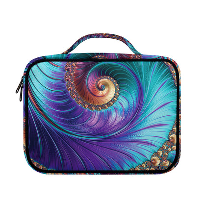 Abstract Fractal Print Briefcase Bible Bag