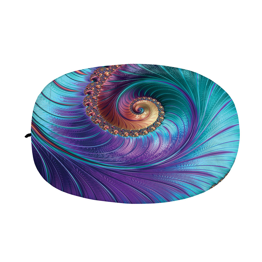 Abstract Fractal Print Car Side Mirror Covers