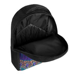 Abstract Fractal Print Casual Backpack