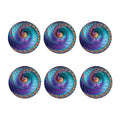 Abstract Fractal Print Coaster Set