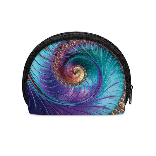 Abstract Fractal Print Coin Purse