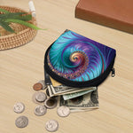 Abstract Fractal Print Coin Purse