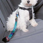 Abstract Fractal Print Dog Seat Belt
