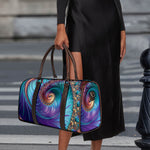 Abstract Fractal Print Duffle Bag