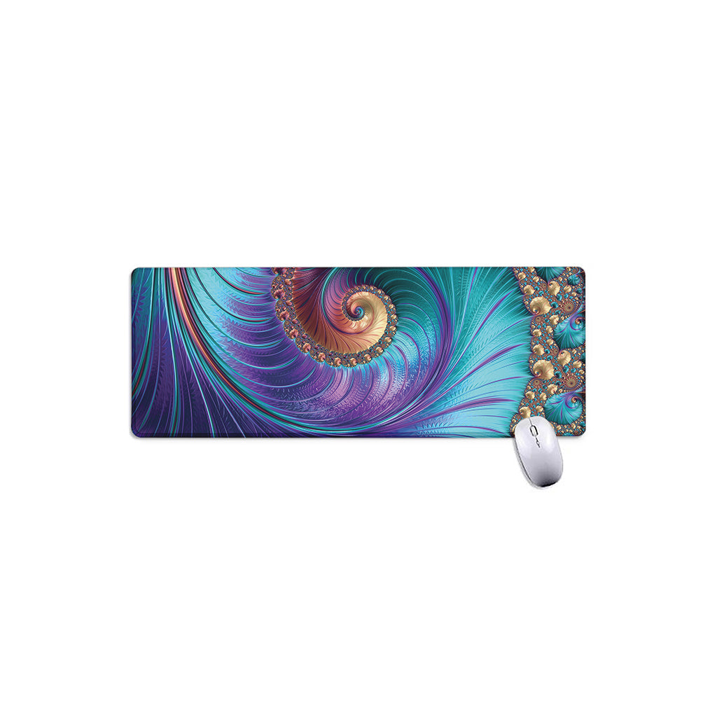 Abstract Fractal Print Extended Mouse Pad
