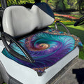 Abstract Fractal Print Golf Cart Seat Cover