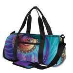 Abstract Fractal Print Gym Bag
