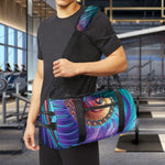 Abstract Fractal Print Gym Bag