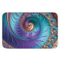 Abstract Fractal Print Indoor Door Mat