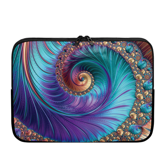 Abstract Fractal Print Laptop Sleeve