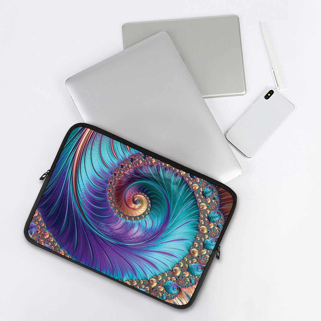 Abstract Fractal Print Laptop Sleeve