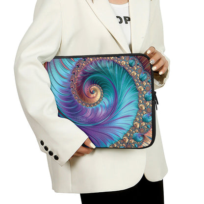 Abstract Fractal Print Laptop Sleeve