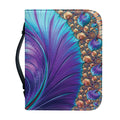 Abstract Fractal Print Leather Bible Cover