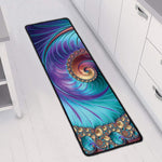 Abstract Fractal Print Long Kitchen Mat