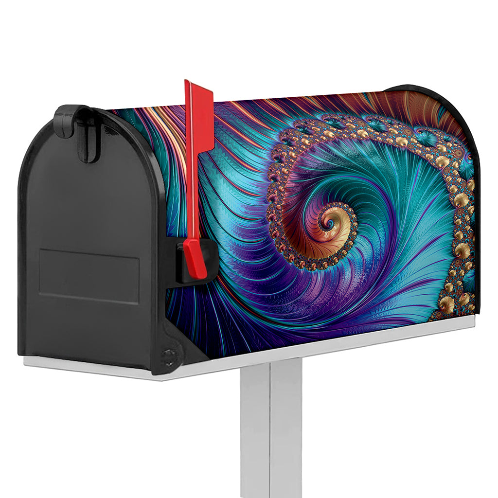 Abstract Fractal Print Mailbox Cover