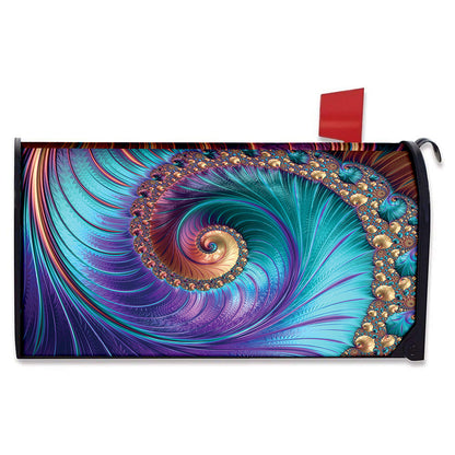 Abstract Fractal Print Mailbox Cover