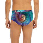 Abstract Fractal Print Men's Briefs