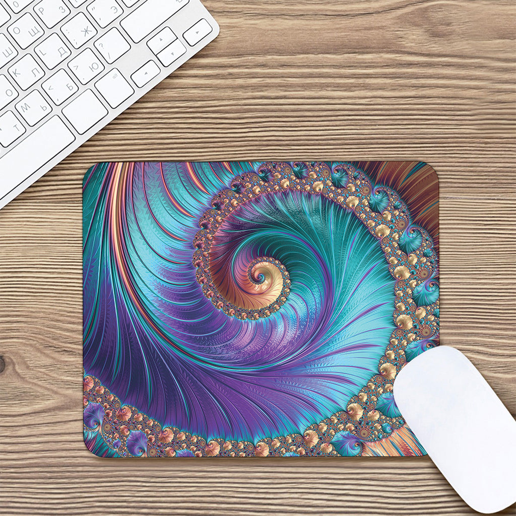 Abstract Fractal Print Mouse Pad