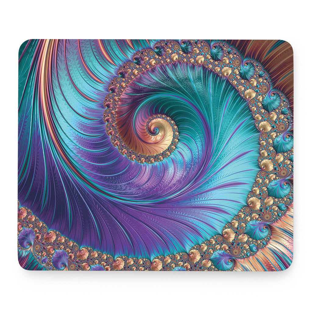 Abstract Fractal Print Mouse Pad