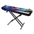 Abstract Fractal Print Piano Keyboard Cover
